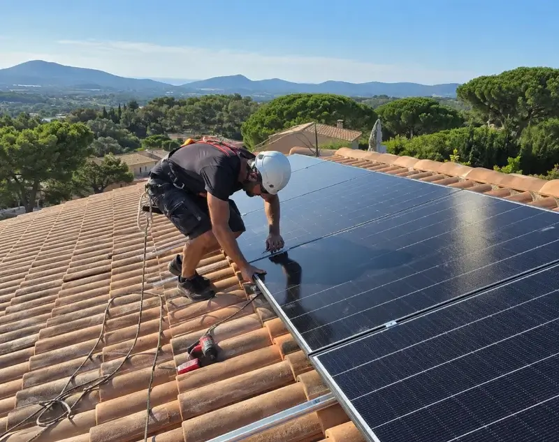 Installateur panneaux solaires Rasiguères — pose photovoltaïque sur toiture