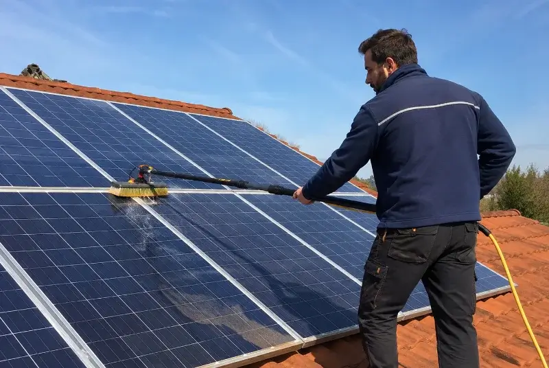 Nettoyage et entretien de panneaux solaires à Rasiguères